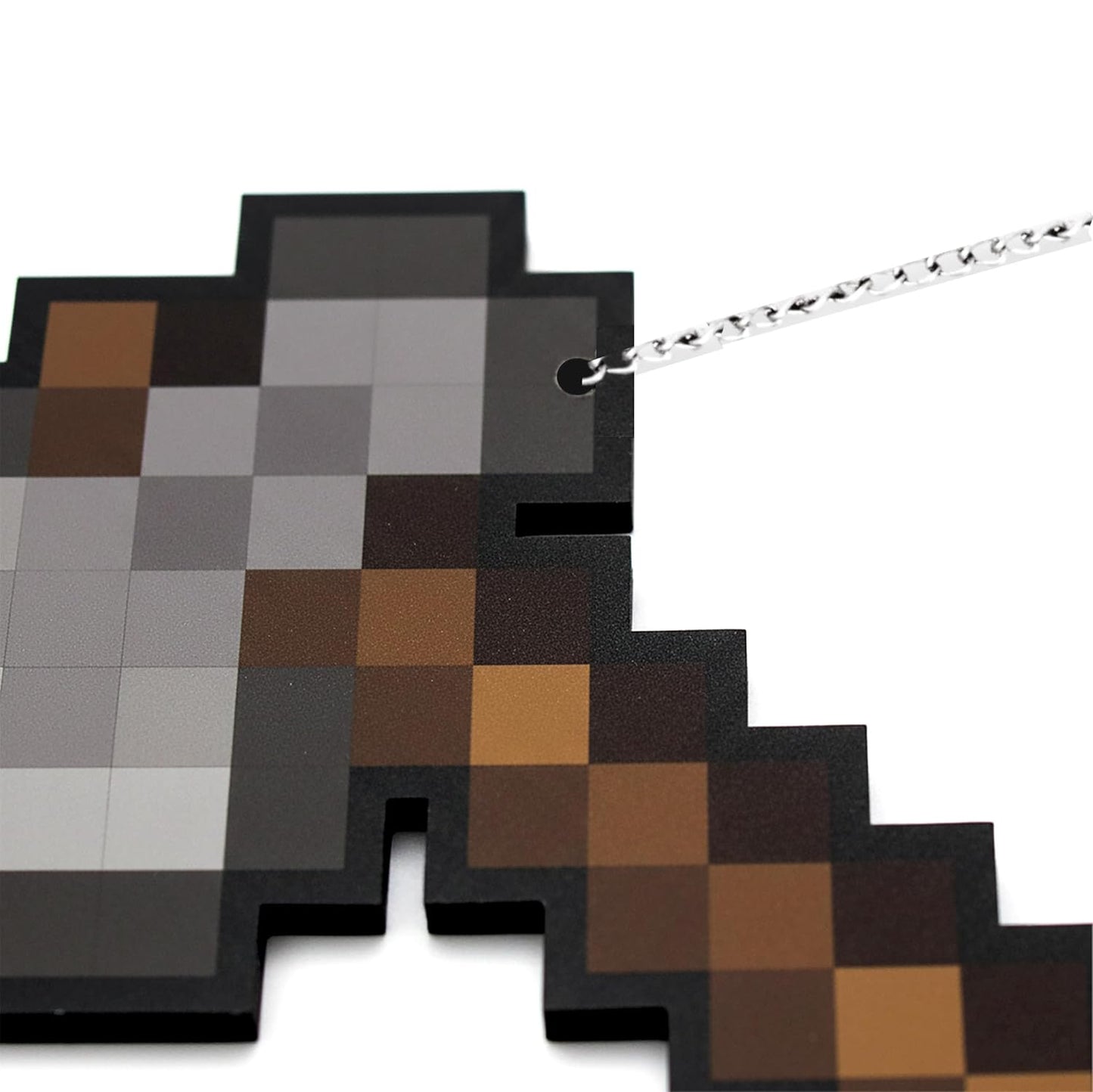 Retro Pixel Stone Axe Gaming Wall Hanging