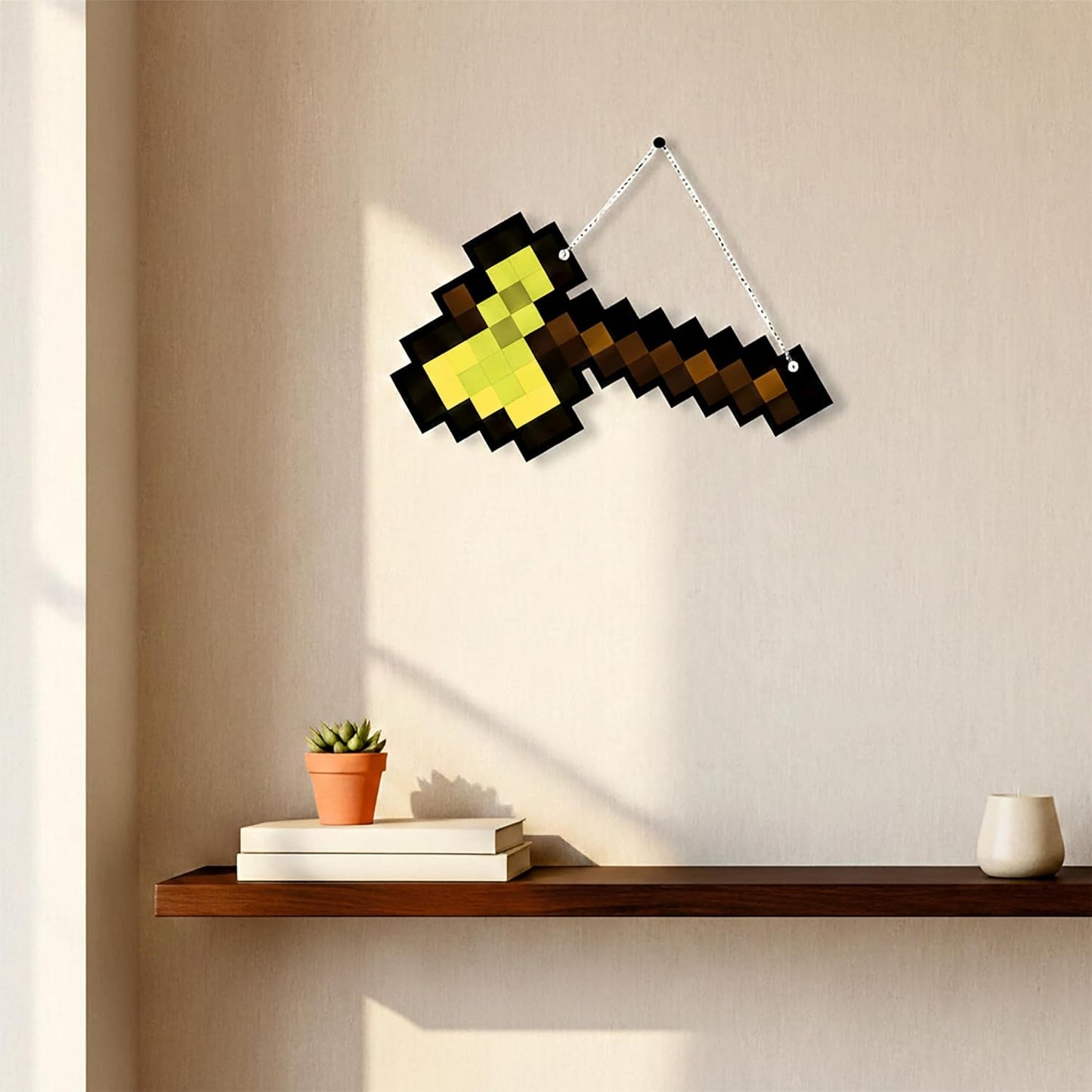 Retro Pixel Golden Axe Gaming Wall Hanging