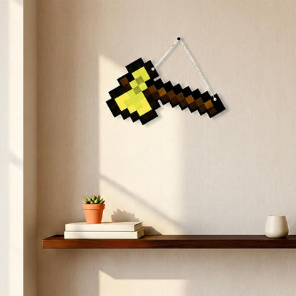 Retro Pixel Golden Axe Gaming Wall Hanging