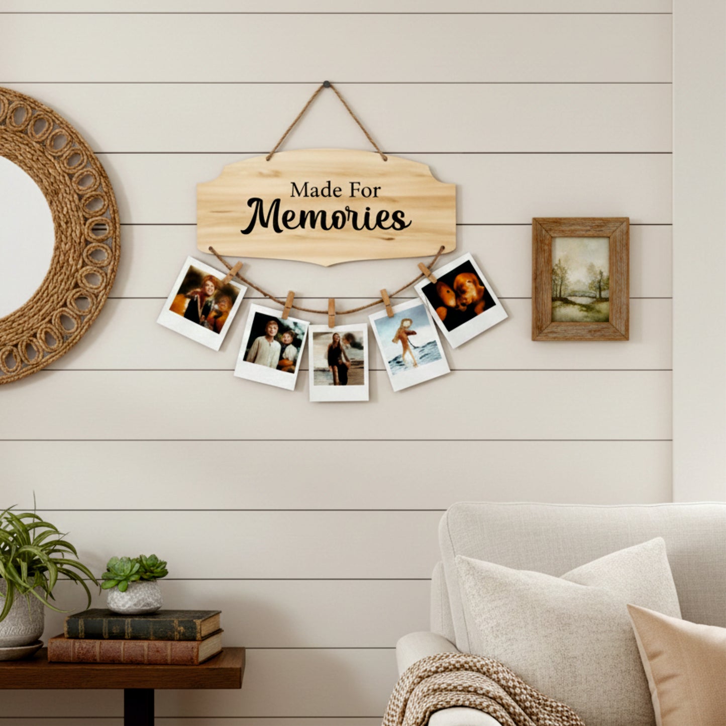 Made For Memories Natural Wood Photo Hanging