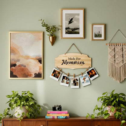 Made For Memories Natural Wood Photo Hanging
