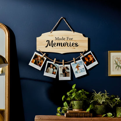 Made For Memories Natural Wood Photo Hanging
