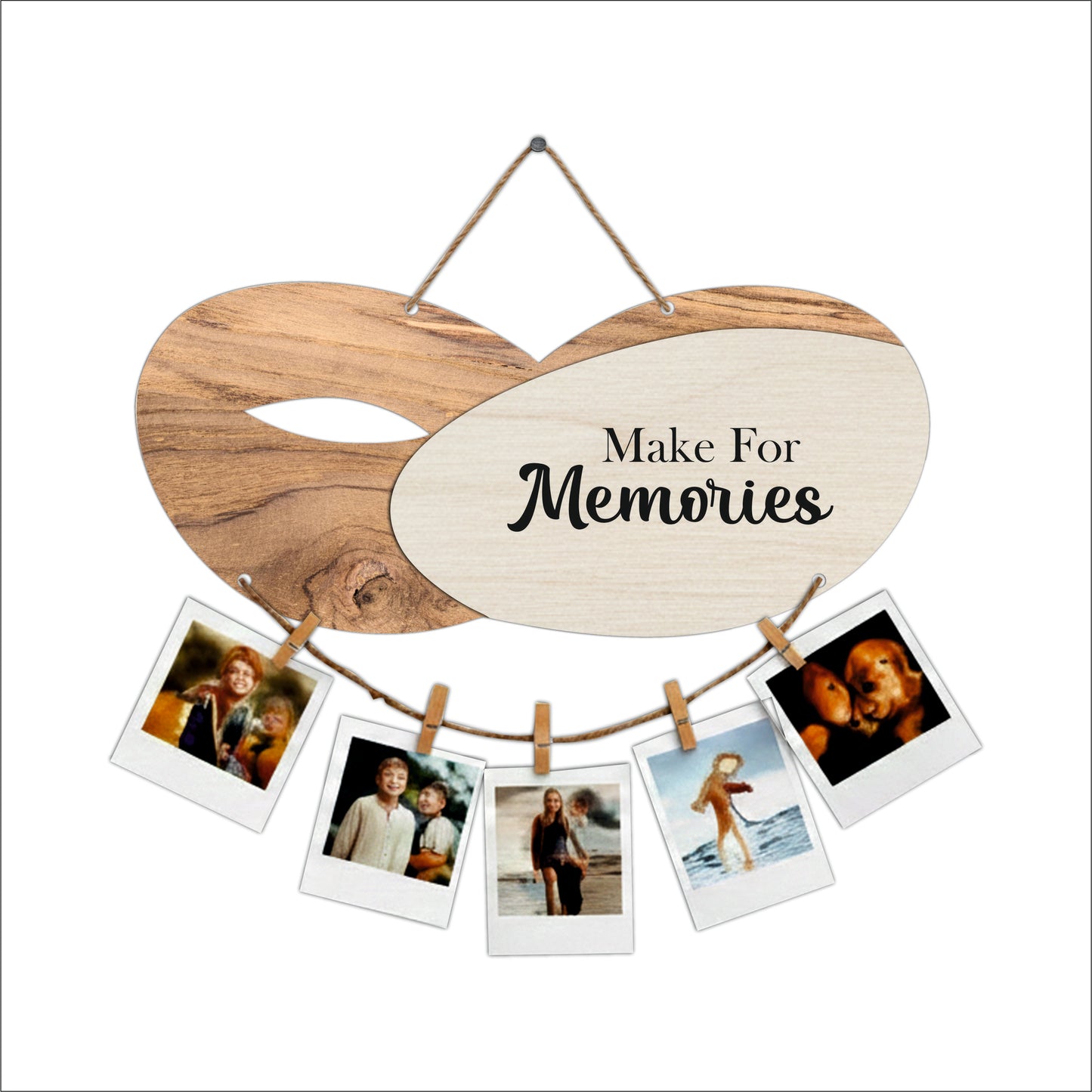 Make For Memories Dual Wood Photo Hanging
