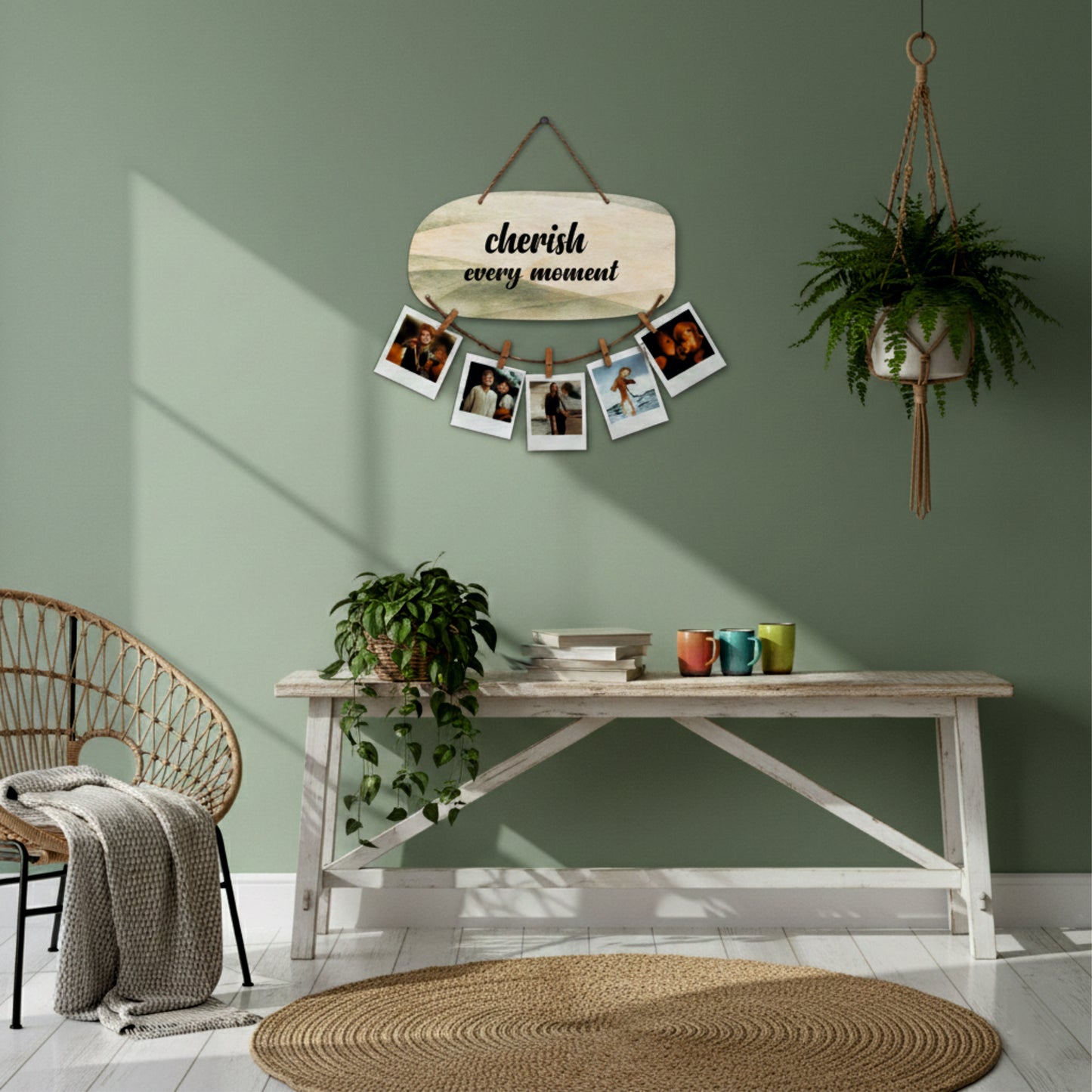Cherish Every Moment Photo Hanging