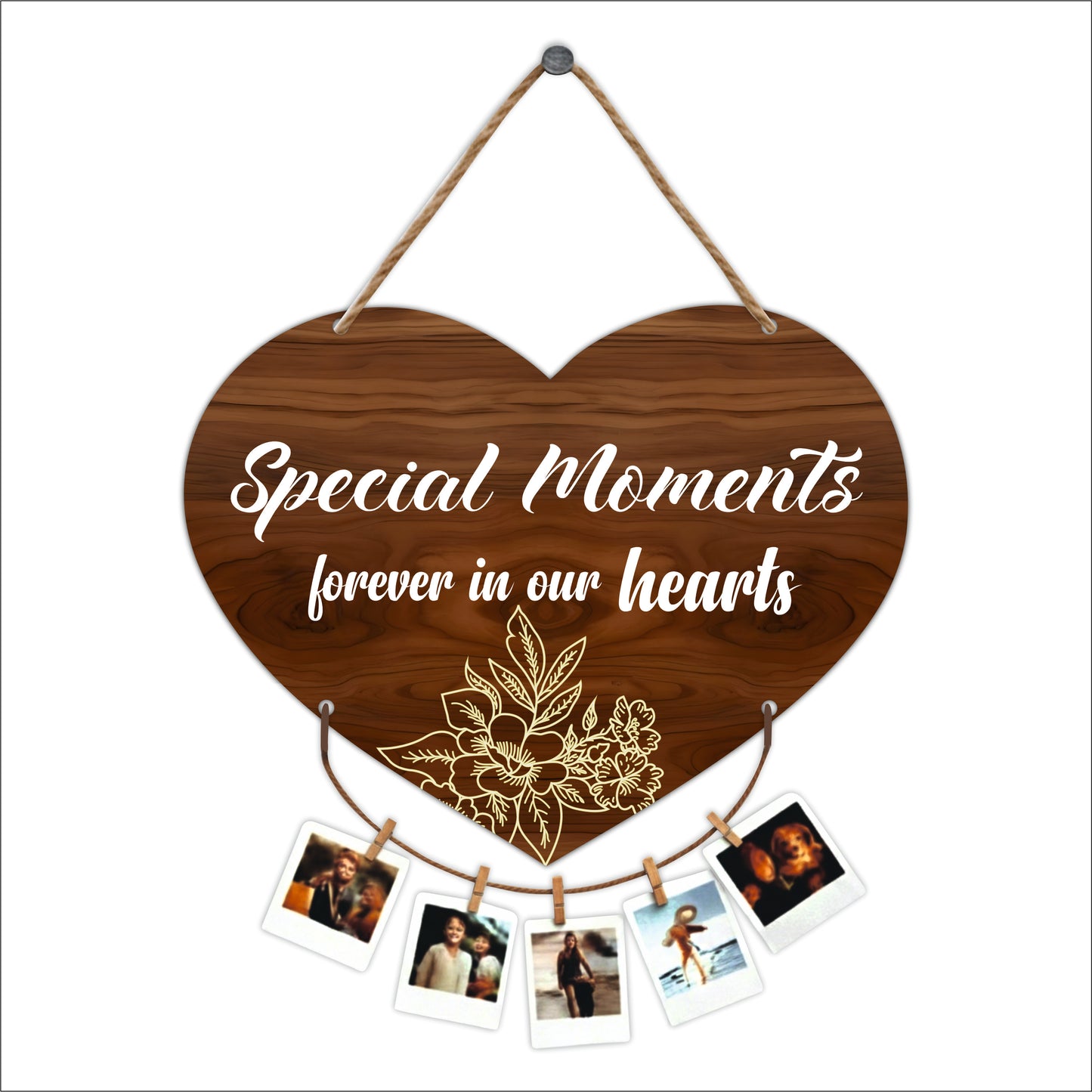 Special Moments Forever In Our Hearts Photo Hanging
