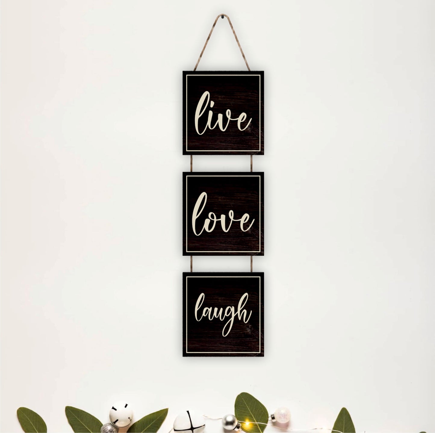 Live Love Laugh Wooden Wall Hanging