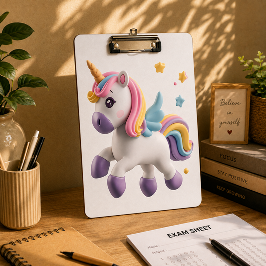 Magical Unicorn Writing Pad Clipboard