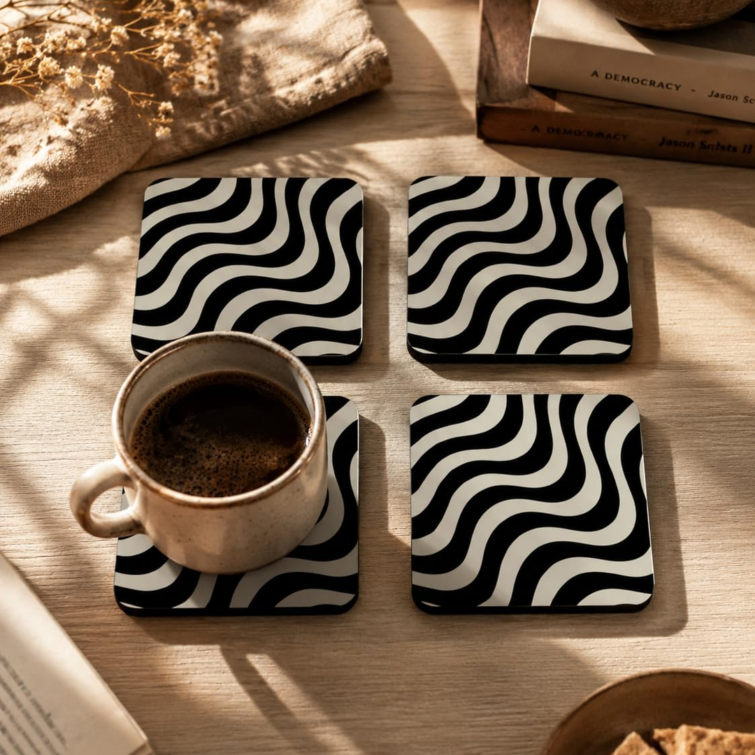 Bold Lines Coasters Pack of 4
