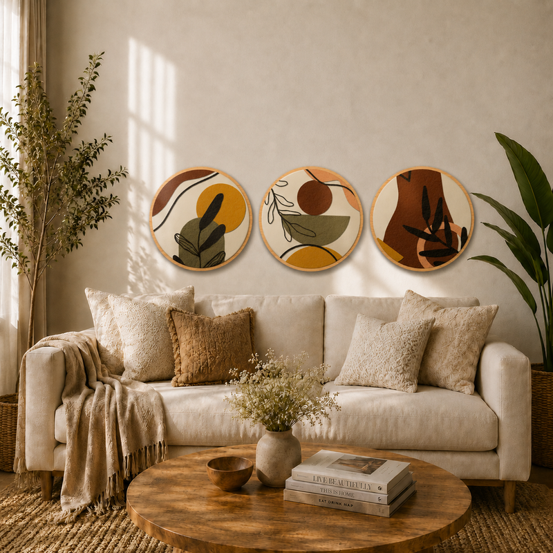 Japandi Abstract Wall Art Set